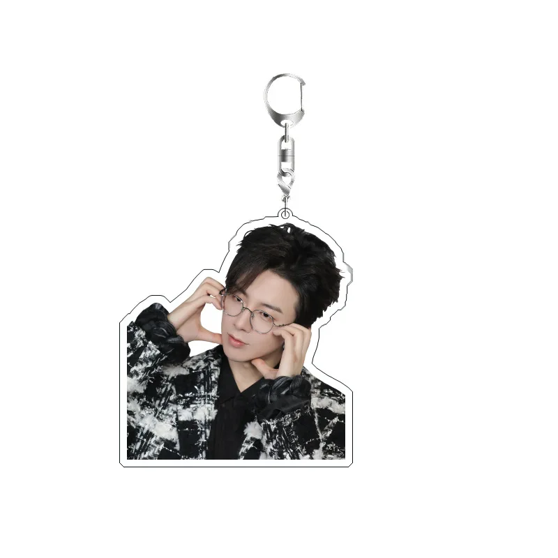 Liu Yuning Acrylic Keychain Cute Star Photo Bag Charm Pendant Modern Brothers Lead Singer Fan Collectible Gift for Bag Decor