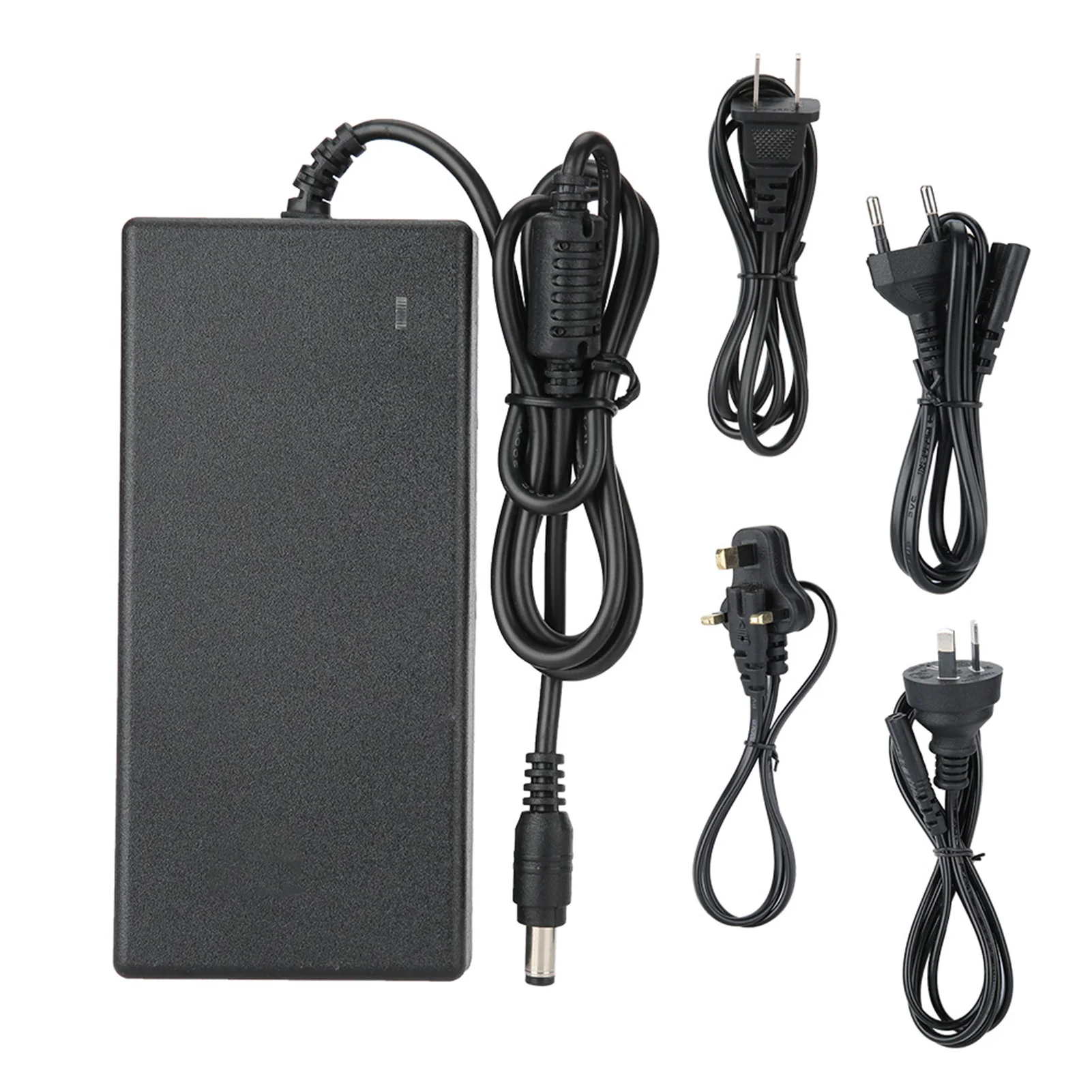 54.6V 2A Desktop Power Adapter Fine Workmanship Sturdy Multiple Prevention Durable Power Supply Converter with Indicator Light