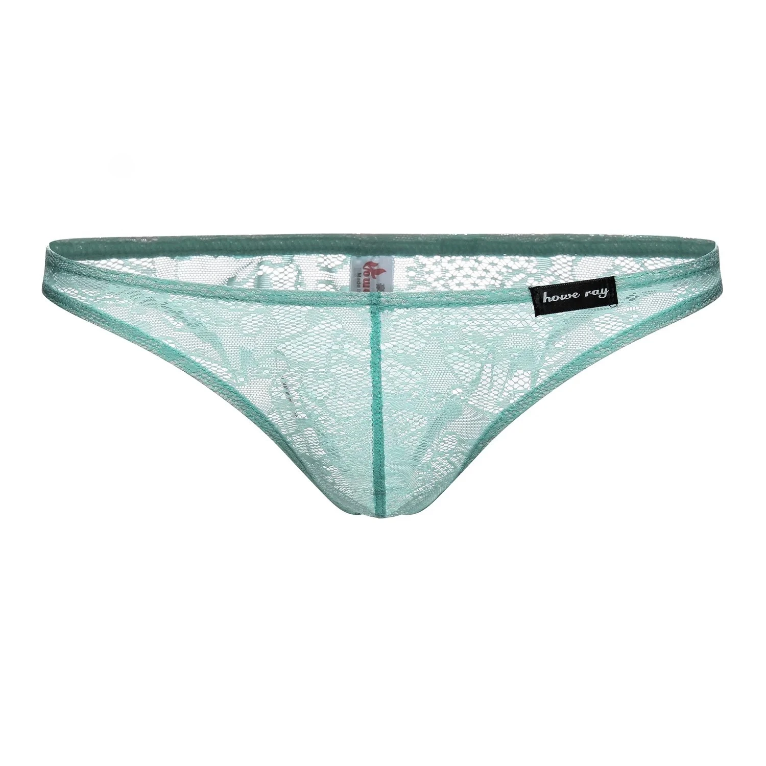 

Sexy Men's Underwear Sissy Quick Dry Ultra-thin Gay Lace See Through Lingerie Low Waist U Convex Pouch Brief Erotic Sheer Bikini