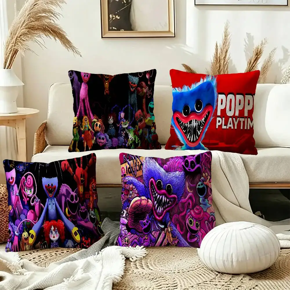 Game Poppy-p-playtimes Pillow Anime Pillow Sofa Bed Head Pillow Cover Cushion Cover 45x45 cm Fashion