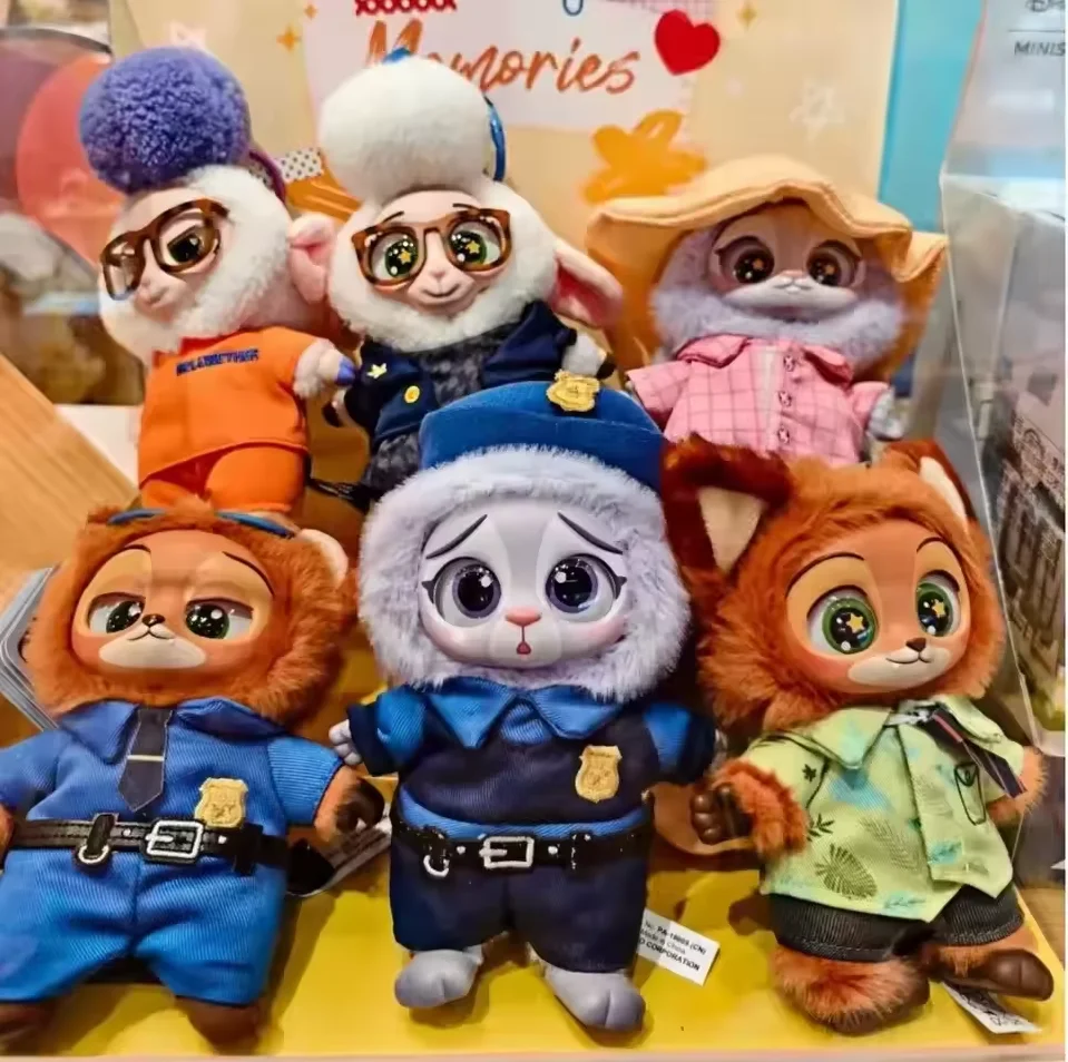 

Подлинная виниловая слепая коробка Disney Zootopia — плюшевая сумка-подвеска с милым персонажем мультфильма, модный подарок для фанатов//