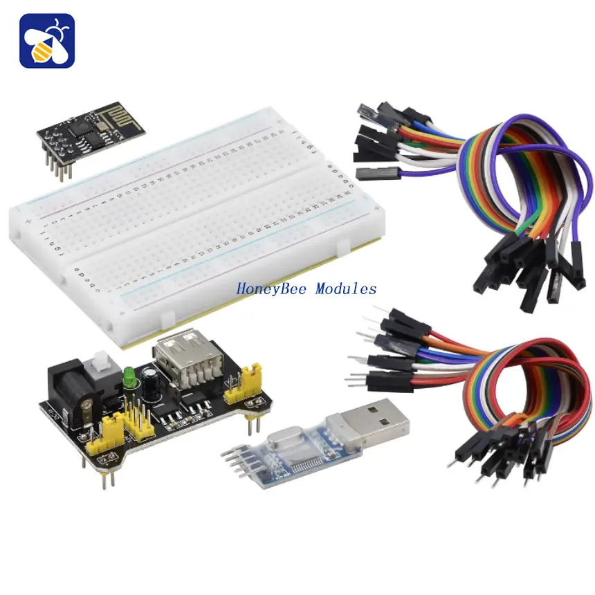 WIFI Test Kit ESP8266 WIFI Module + CH340 + Power Supply + Circuit Board DIY Breadboard Kit