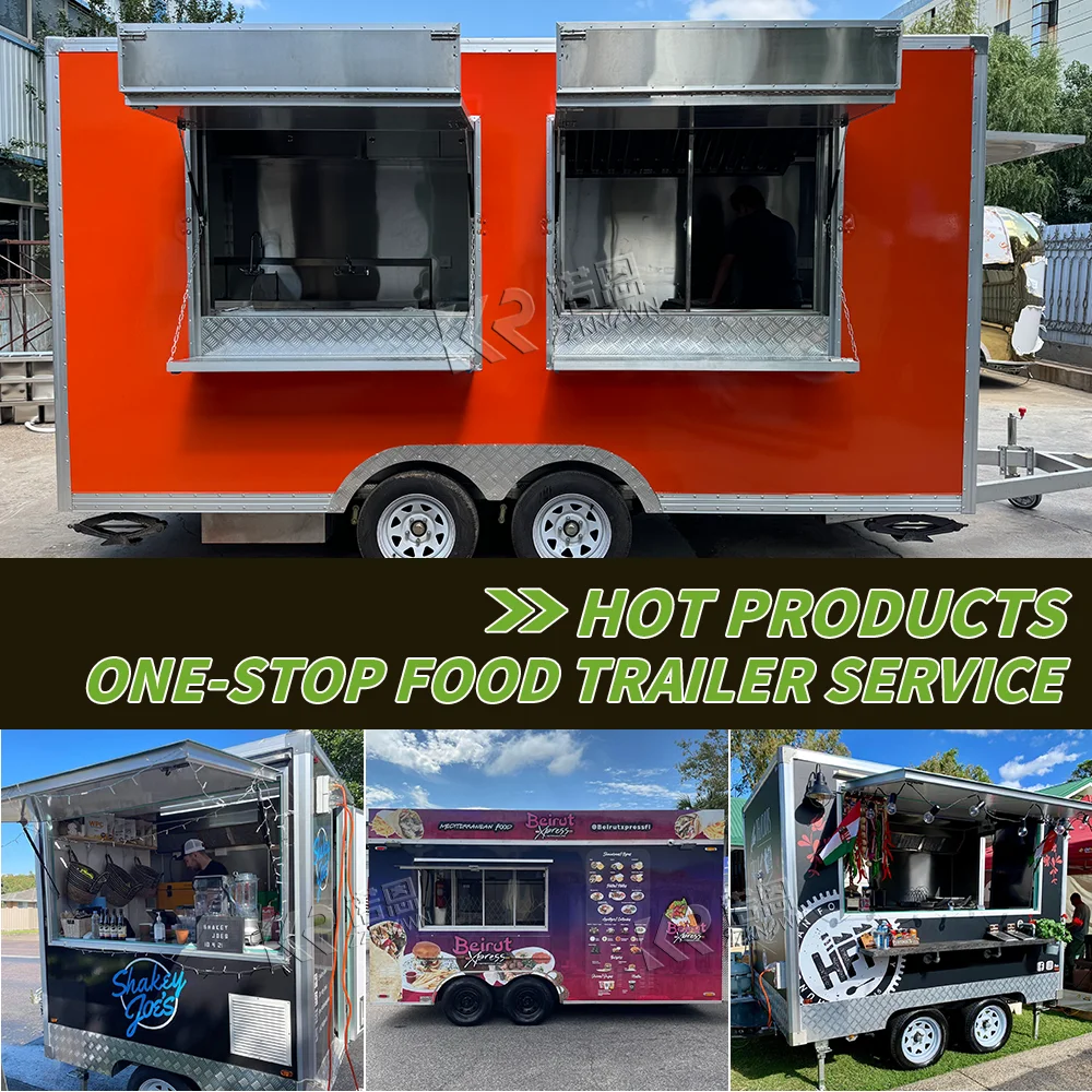 Camion alimentare mobile personalizzato per gelato in acciaio inossidabile con prezzo di fabbrica 2025 Camion alimentare standard europeo con certificazione DOT