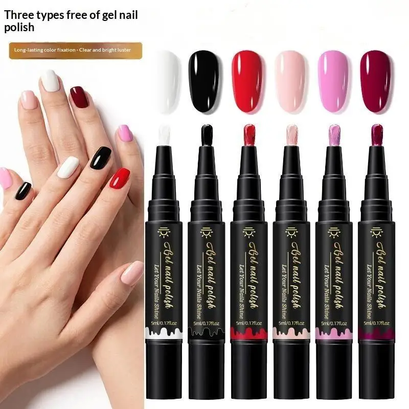 DIY Nail Art Pen Waterproof High Pigment Vibrant Color 1Pcs for Professional Salon Home Nail Decoration