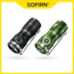 Sofirn Mini SC13 Leistungsstarke Taschenlampe SST40/519A LED 1300 lm 18350 wiederaufladbare LED-Licht 95 High CRI Taschenlampe mit Magnet