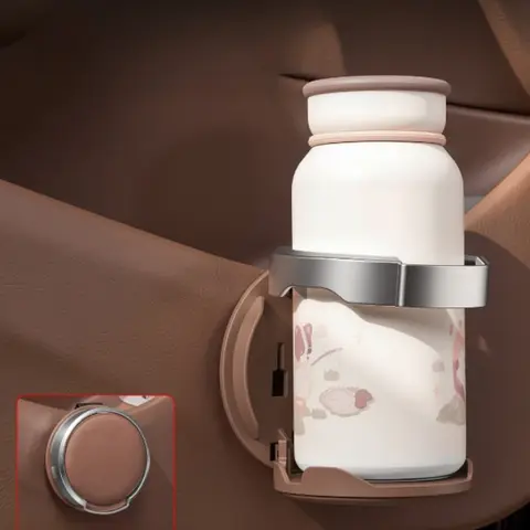 Foldable Car Door Cup Holder Universal Portable Drink Bottle Storage Bracket Multifunctional Car Interior Organizer Fits All Car