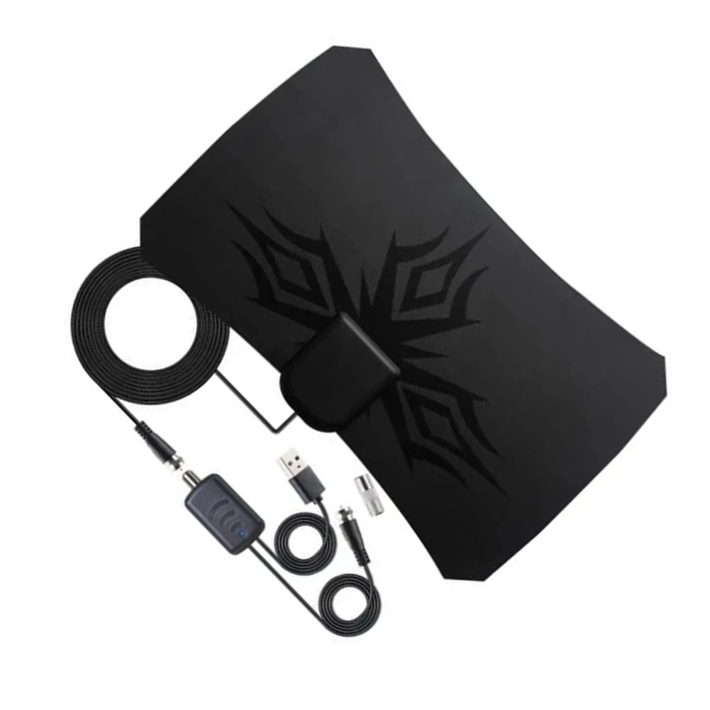 FFYY-TV Цифровая антенна HDTV 4K Интерьер Крытый HD Усилитель с высоким коэффициентом усиления Спутниковый ресивер Miles Aerial