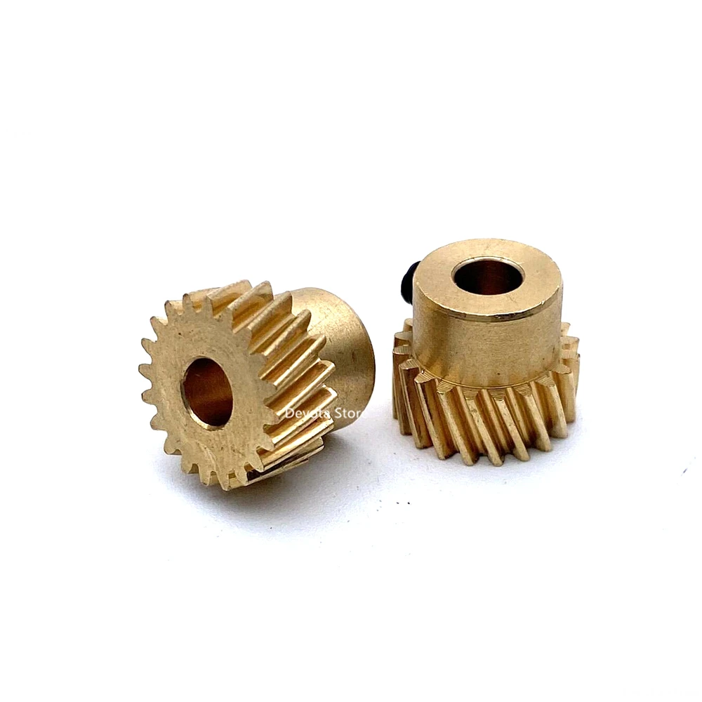 0.5M 20/22/24/25/26/28/30 Teeth Copper Helical Gear DIY Rack Motor