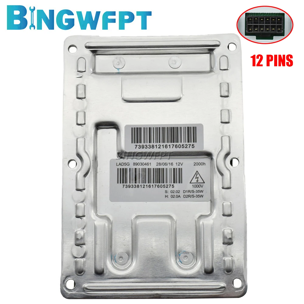 High Quality LAD5G 12Pin D1S D1R HID Xenon Ballast Igniter 89030461 89031486 For B6 A4 Porsche Jaguar Car Headlight