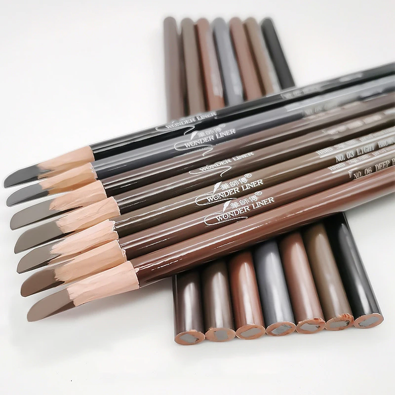 Eyebrow Pencil Waterproof Eyebrow Tattoo Tint Eyebrows Pencil Makeup Cosmetics Natural Long Lasting Eye Brow Pencil Tattoo