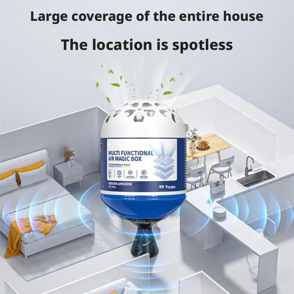 1/2Pcs Multi Functional Air-Magic Box Dust Collector Home Cleaner Air Cleaner Indoor Airs Purification Dust Removal Magics Box