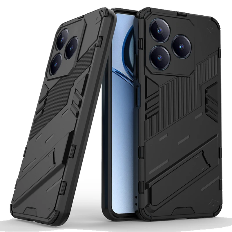 Phone Holder Case For Realme C61 Case Bumper Anti-knock Armor Full Back Cover For Realme C61 Case For Realme C61 Global 6.74inch