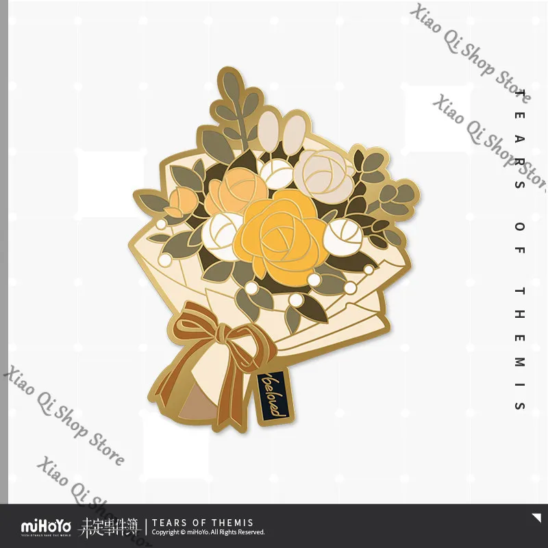 

Предпродажа, серия коллекции игр «Слезы Фемиды», настоящий памятный металлический значок, квадратный элемент vol.9, высокое качество, подарок амбитуса