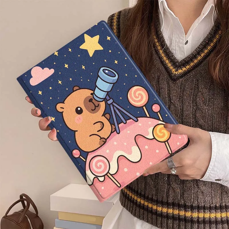 Cute Capybara For Lenovo Xiaoxin Lenovo Tab Pad Plus K10 P11 M10 Pro GT Gen 2 Legion Y700 10.6 8.8 Inch Tablet Case Soft