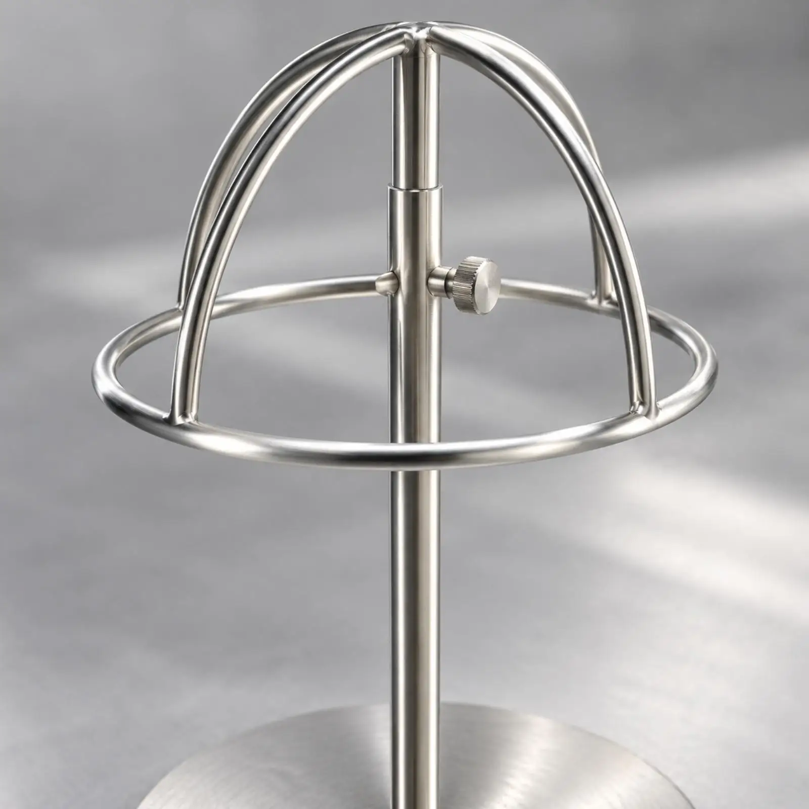 Stainless Steel Hat Display Stand Sturdy Adjustable Height Hat Display Represent Boutique Owners, Boutiques, Dressing Rooms