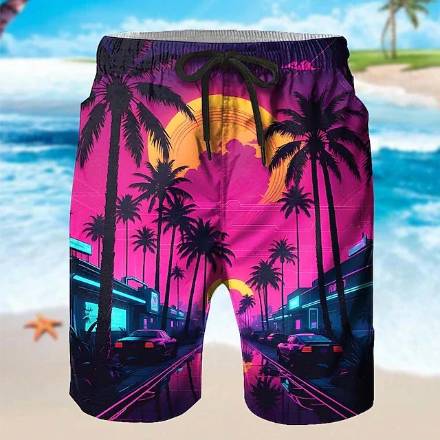 

Летние повседневные шорты с 3D-принтом для мужчин, стильные графические шорты в уличном стиле, легкие дышащие шорты для повседневной носки и отдыха