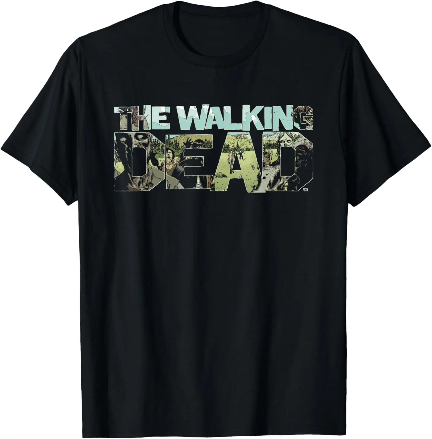 The Walking Dead's Walker Overlay Logo T-Shirt