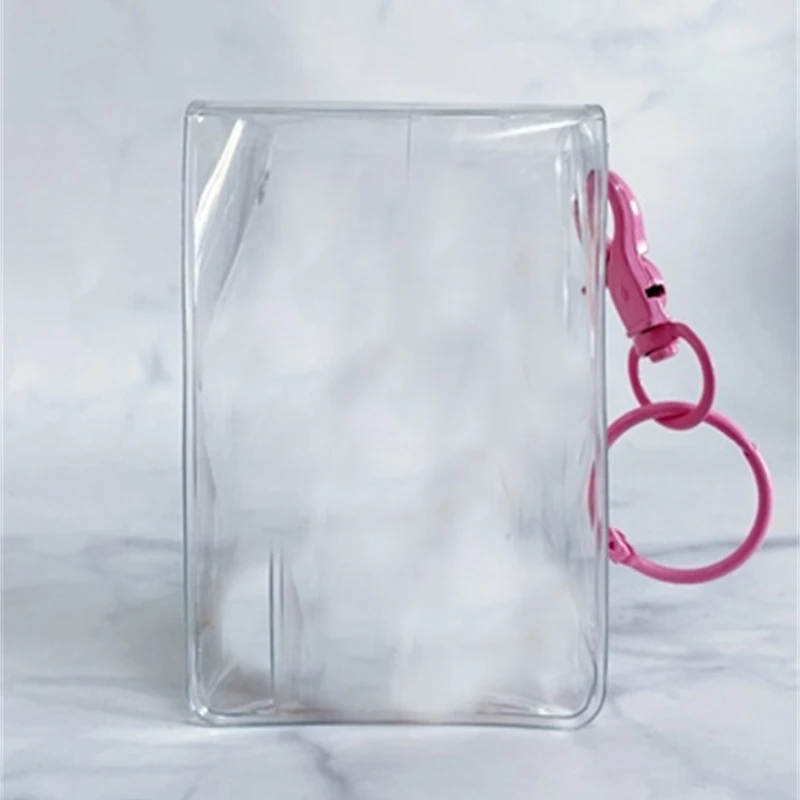 Transparent Mystery Box Organizer With Keychain PVC Display Stand Case Anti-Dust Waiterproof Doll Collectible Artcrafts Boxes