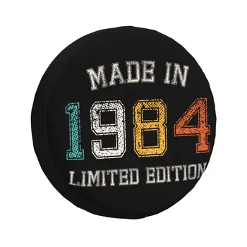 1984 태어난 지프 그랜드 체로키용 스페어 타이어 커버, 1984 선물, 4WD 4x4 RV 자동차 휠 프로텍터, 14 인치 15 인치 16 인치 17 인치