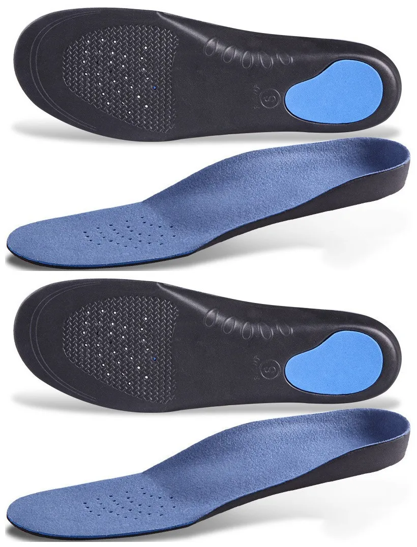 1 Paar orthopädische Einlegesohlen für Füße, zur Unterstützung des Fußgewölbes bei Plantarfasziitis, stoßdämpfende Schuhpolster, große Größe EU 34–49. – Detail 3