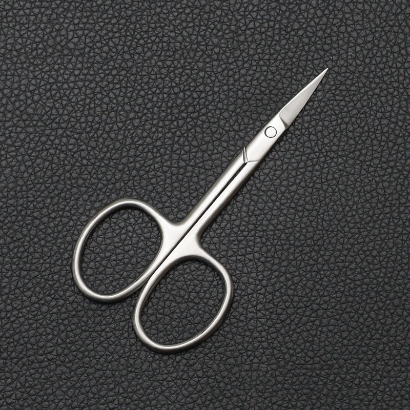 Pálpebra dobro Scissors, punho do ouro, punho preto, punho azul, dobre reto, remoção do cabo, 9cm