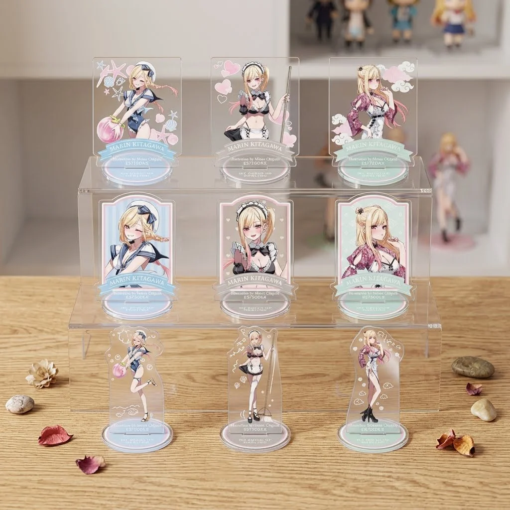 My Dress-Up Darling Sono Bisque Doll Marin Kitagawa Shizuku Kuroe 15cm Acrylic Stand Anime Desk Decor Keychain Model Gift