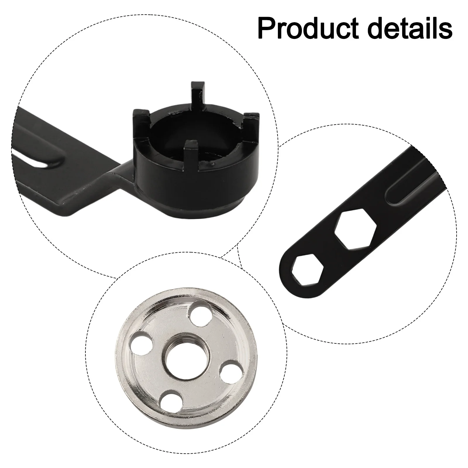 For Lithium Drills Combination Wrench Wrench Versatile Tool Connecting Rod Dual-Purpose Wrench Four-Claw Design Four-Claw Wrench