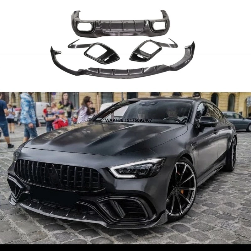 GT63 Carbon Fiber Exterior Kit Fit for GT63 X290 2021-2023 Year to B Style DRY Carbon Fiber Body Kits for GT63 Sedan Body Kits