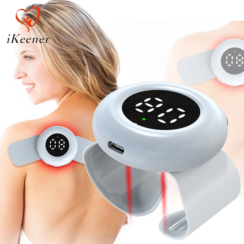 

Body Therapy Massager Device Tens EMS Pulse Near Infrared Red Light 20 Levels for Tenosynovitis Muscle Fatigue Relief