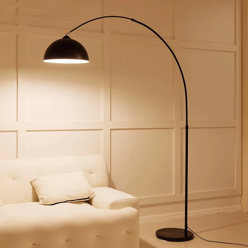 LED Gold/Black Italian Marble Floor Lamp for Living Room & Bedside 6