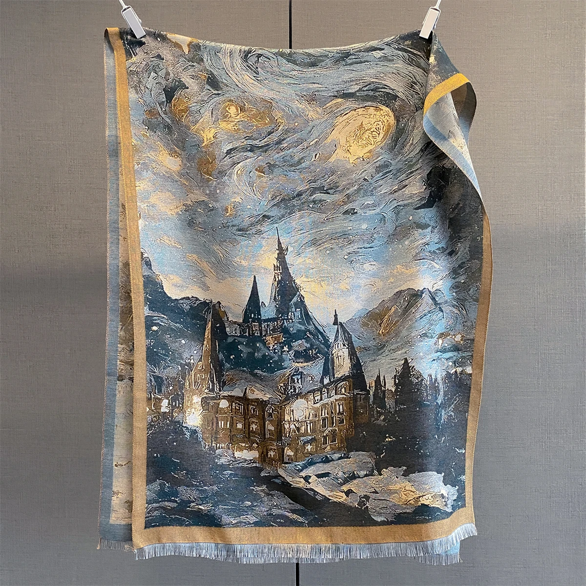 

Роскошный теплый шарф 70*185 см для женщин, длина шаль с кисточками, осень/зима, имитация кашемира, пашмины, морозостойкое одеяло