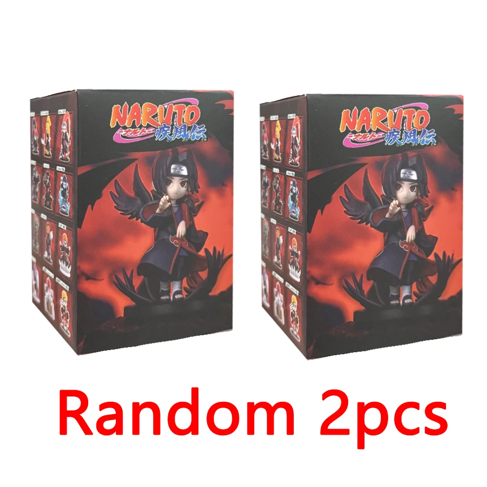 NEU Naruto Shippuden Akatsuki Arc Series Trendige Blindbox Spielzeuge Mystery Box Überraschungs-Actionfiguren Geschenke