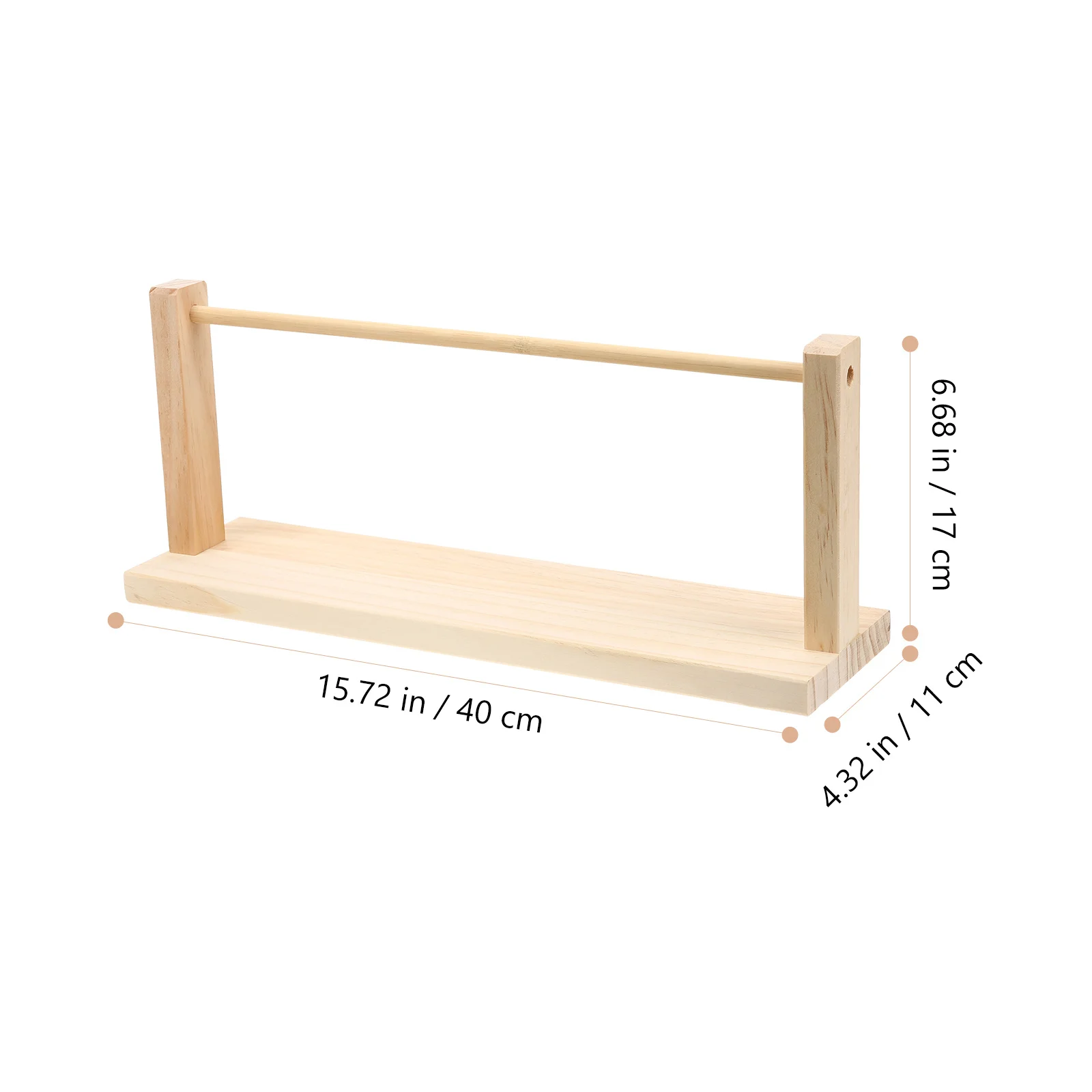 

Wooden Organizer Holder Gift Craft Storage Rack Durable Compact Space-Saving Simple Design Wear-Resistant Material Perfect For