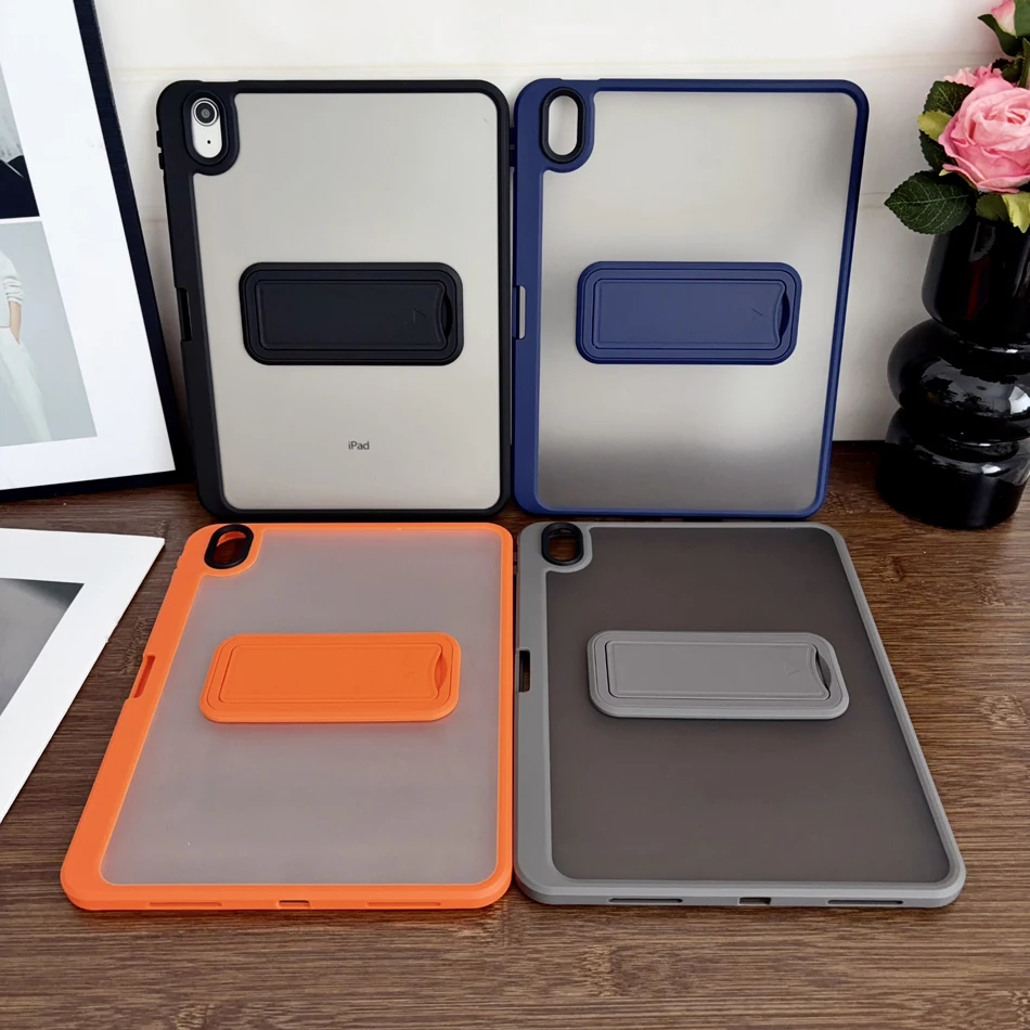 Case For iPad 11th 10th 9 8 7 Gen 2026 2025 A16 Pro 11 10.2 Pencil Slot Translucent Matte Stand Cases Mini Air 3 4 5 6 M4 Cover