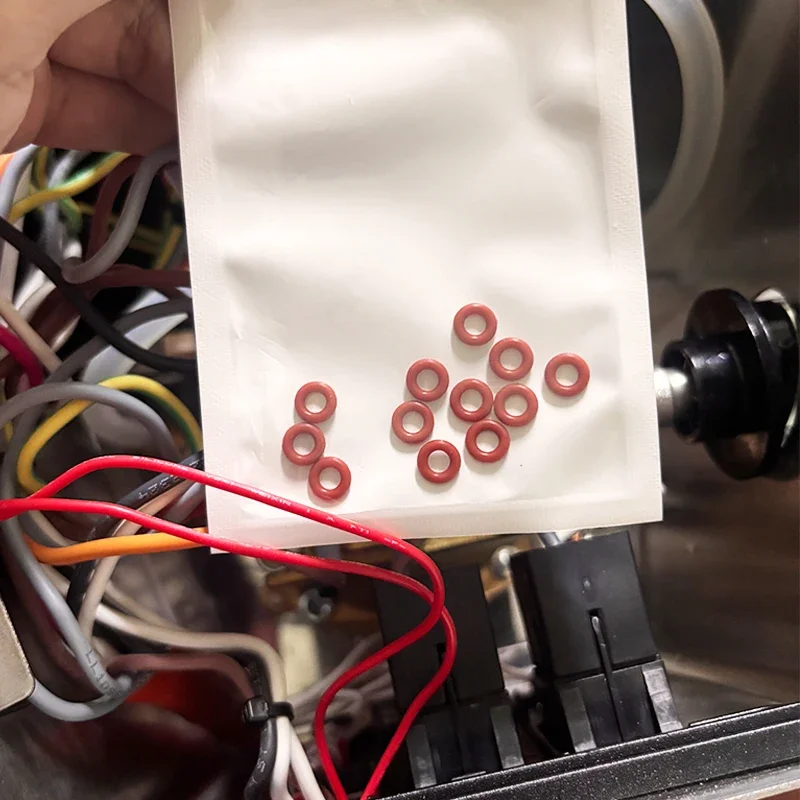 60Pcs Silicone Circular Sealing Ring Gasket Set Leak‑Proof Replacement Seal Parts Household Coffee Machine Repair Gadget Supply