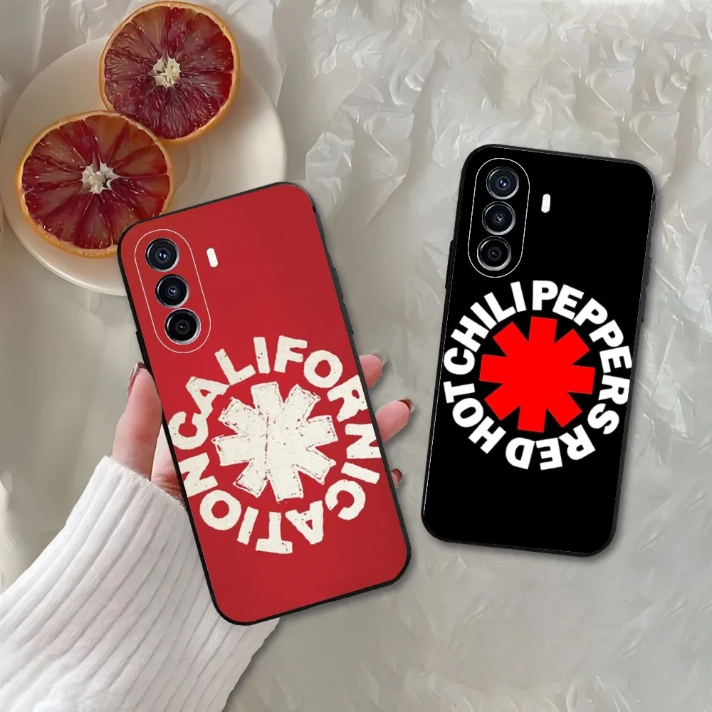 R_Red-Hot-Chili-P_peppers-Los-Angeles Phone Case For Huawei Mate P10 P20 P30 P40 P50 Smart Z Honor 50 60 70 Pro Lite Black Case