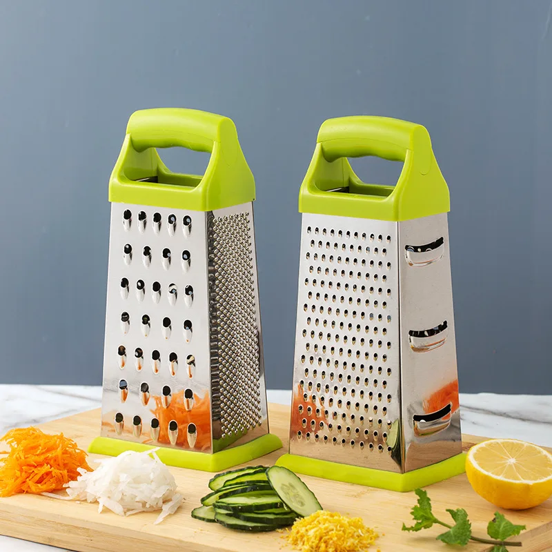1PC-Stainless Steel Four-Sided Vegetable Peeler Multi-Sided Grater Vertical Four-Sided Blade Kitchen Tool