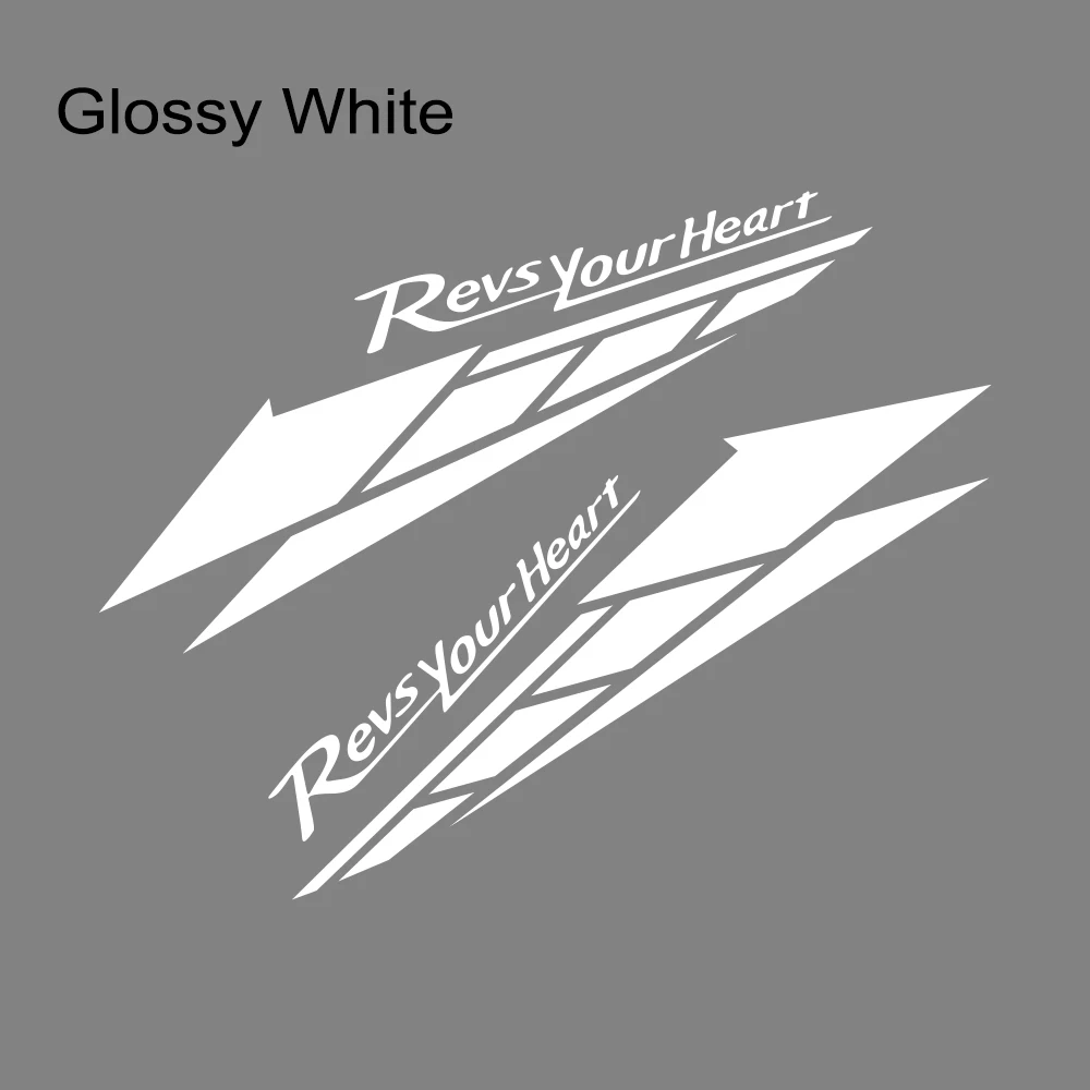 REVS YOUR HEART Motorcycle Stickers Scratch Covering Accessories Vinyl Decals Motorbike Side Fairings Creative Decor for YAMAHA image 4