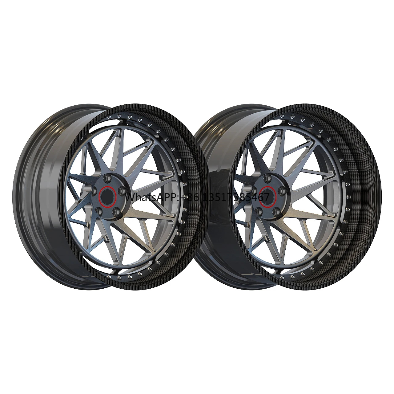 

Гоночные роскошные 2-компонентные моноблокированные колеса 18-24 дюйма 5x114,3, кованые колеса из матового вогнутого сплава, автомобильные диски