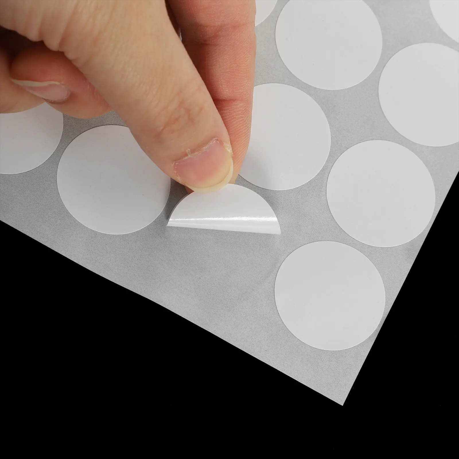 

10 Sheets Colorful Circle Stickers Writable Adhesive Dot Labels for Office Home Organizing Pricing Inventory Paperwork
