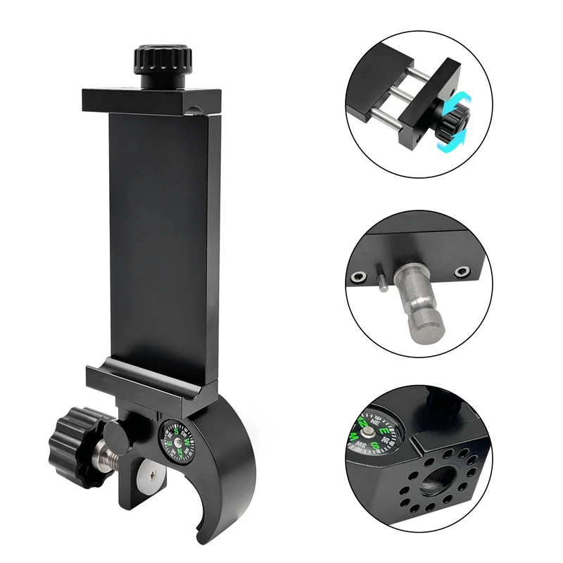 

Mount Bracket Tablet Notebook Handbook Open Data Collector Pole Clamp Holder For 122-148mm iPad for GPS GNSS surveying