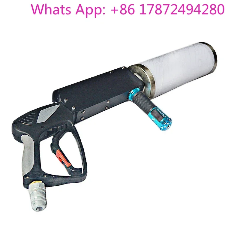 Stage CO2 Smoke Jet Machine, 20W LED Effect Device Equipped with 3m Hose for Bar & Parties
