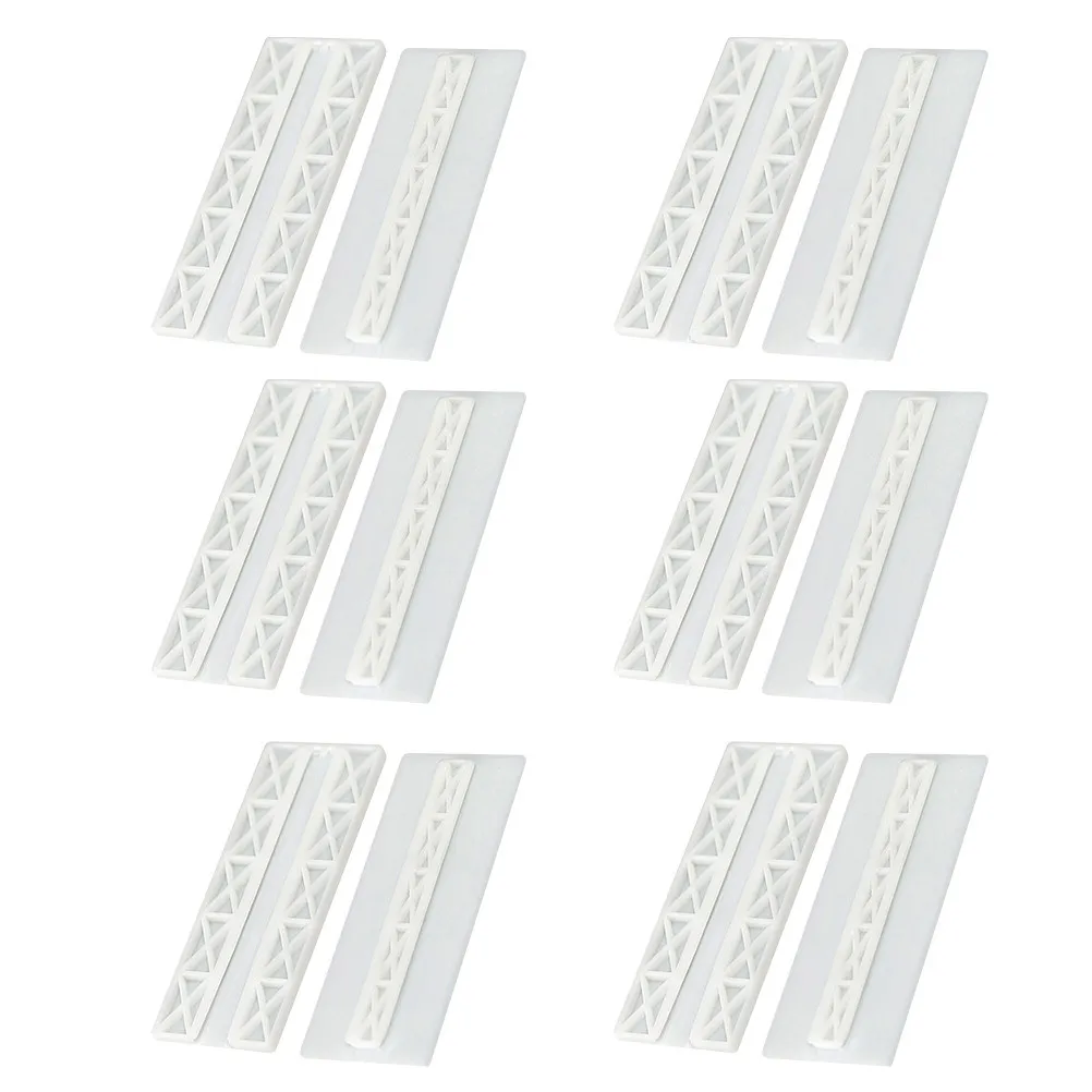 6Pairs Socket Hanger ABS Punch Free Wall Mounted Power Organizer Holder Fixator for Home Router Adapter Cleaner Space Bedroom
