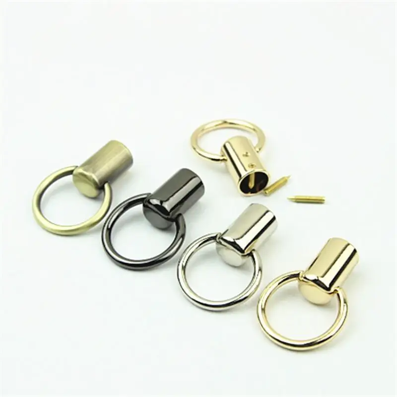 2 Pack Metal Side Edge Hang Clip Buckle DIY Leather Craft Handbag Strap Handle Shoulder Hardware Parts