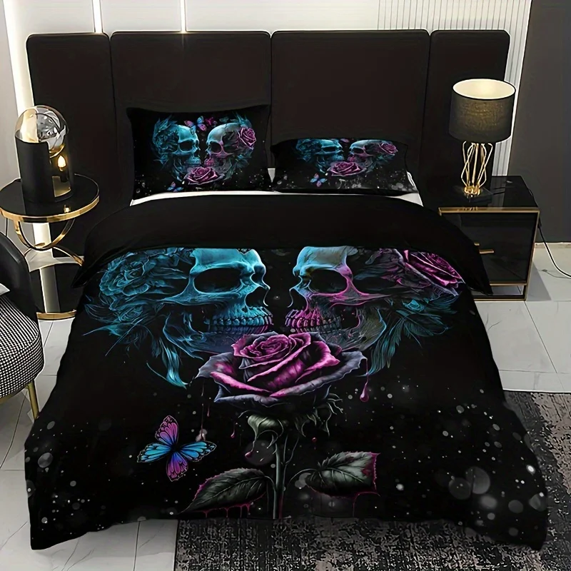3D Printed Duvet Cover Set S-Scream-Horror-Night Soft Bedding Set Single Twin Double Queen King Size For Kids Adult Home Decor
