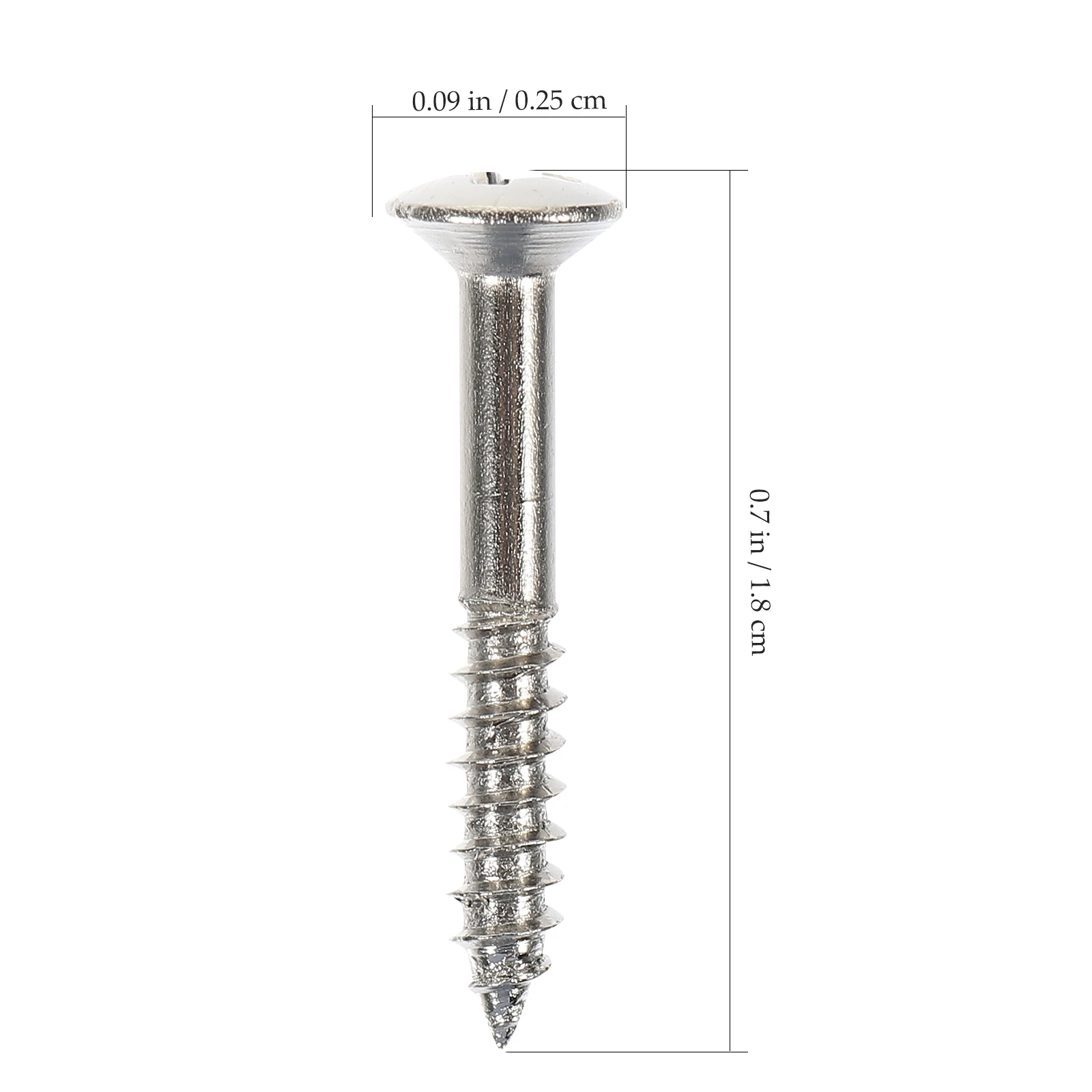 

40 Pcs Slotted Pickup Screw Instruments Electric Guitar Screws Frame Multiple