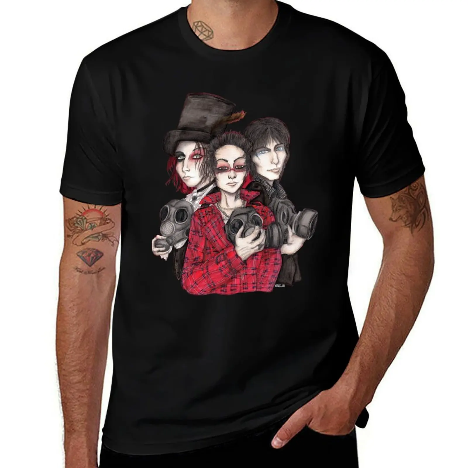 Palaye Royale - Bastards 6 T-Shirt Fitness Training Breathable Tee