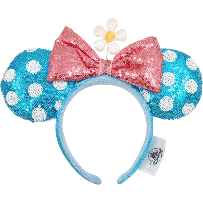 2024 bow plush hair accessories hairband holiday cute girl party Disney princess DIY hair accessories gift