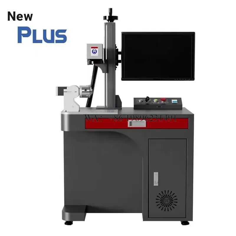 Wmwmnu for Raycus Jpt 20W 30W 50W 60W 100W Fiber Marking Auto Color Dynamic Engraving Marker With Rotary