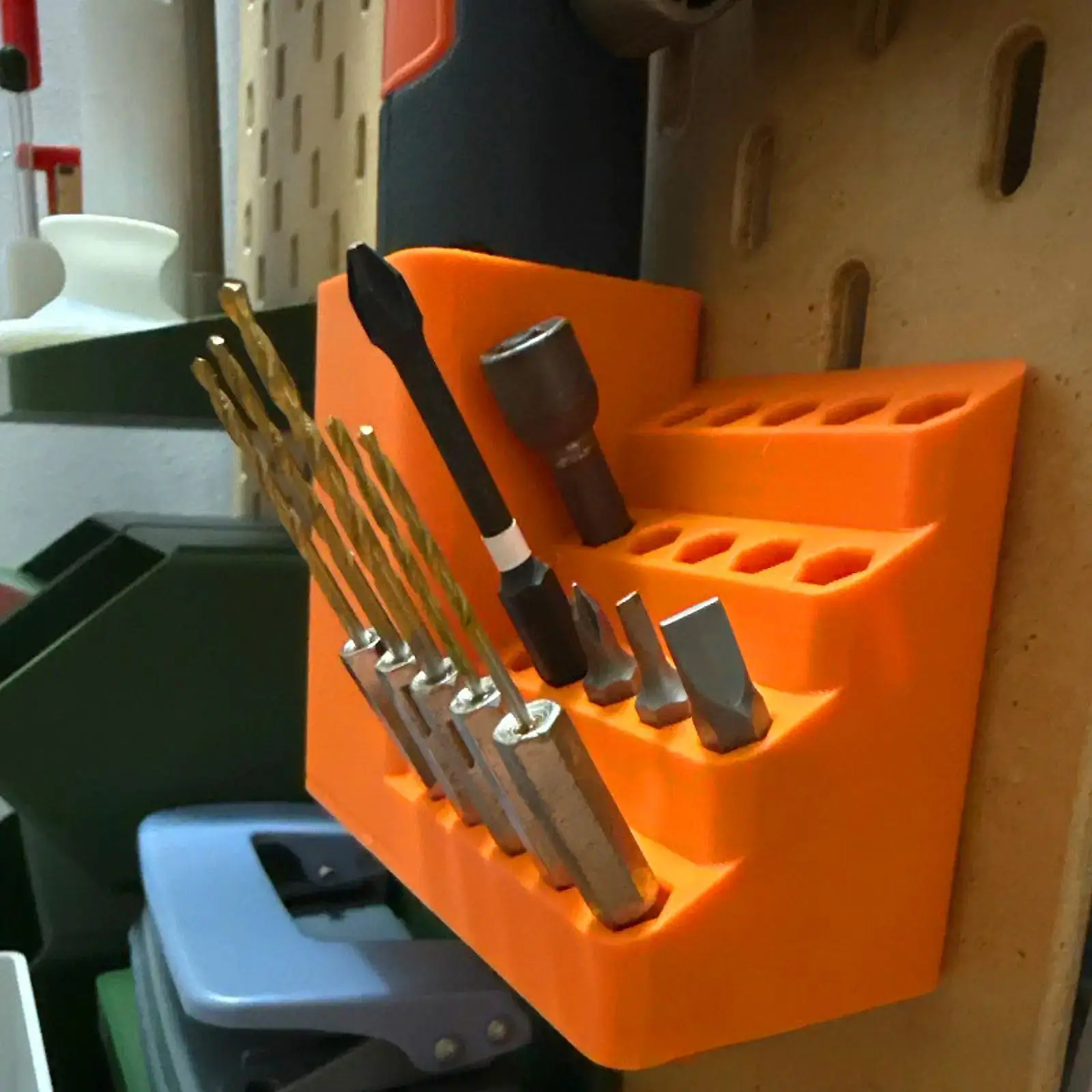 

Screwdriver Head Pegboard Space Saving Assembly Required 20 Holes for Garage